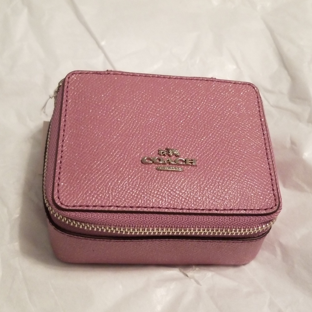 Coach travel jewelry holder